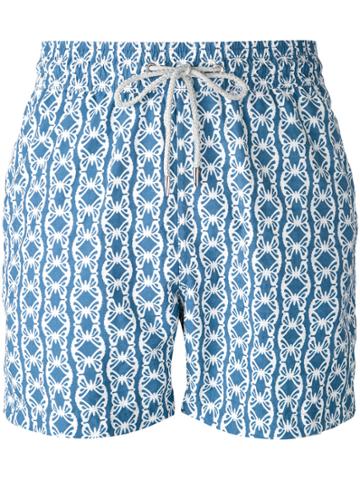 Love Brand Butterfly Print Swim Shorts - Blue