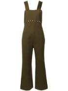 3.1 Phillip Lim Staple Trim Jumpsuit - Green