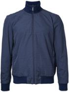 Kent & Curwen Bomber Jacket, Men's, Size: Large, Blue, Nylon