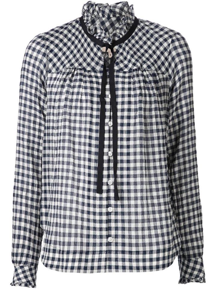 Sea Gingham Blouse