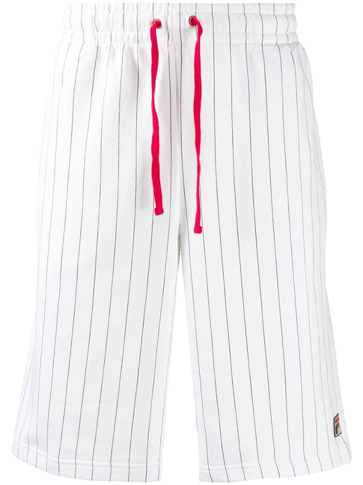 Fila Striped Track Shorts - White