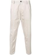 Low Brand Cropped Tailored Trousers - Nude & Neutrals