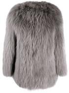 Numerootto Shaggy Coat - Grey
