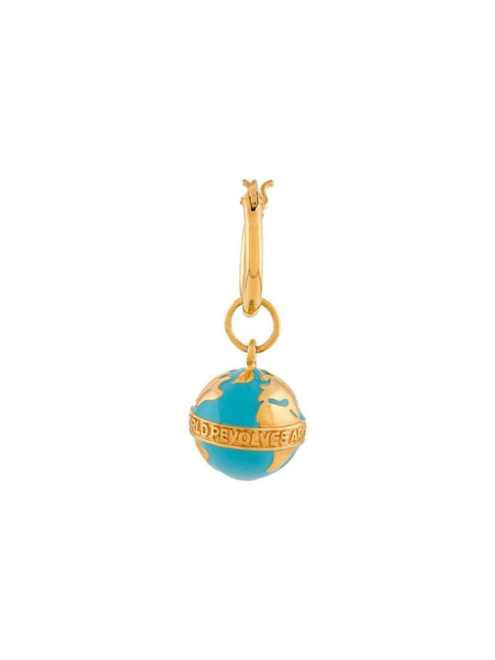 True Rocks Globe Hoop Single Earring - Blue