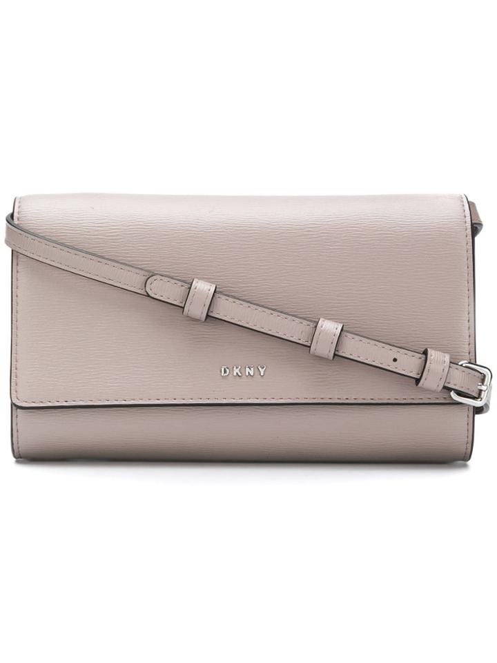 Dkny Logo Cross-body Bag - Grey