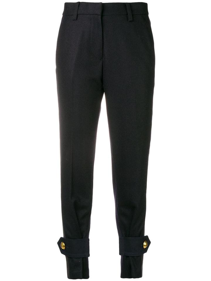Sacai Button Cuff Trousers - Blue