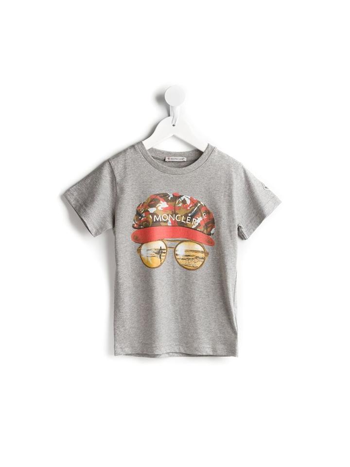 Moncler Kids Sunglasses Print T-shirt