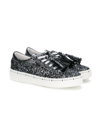 Patrizia Pepe Junior Glitter Sneakers - Metallic