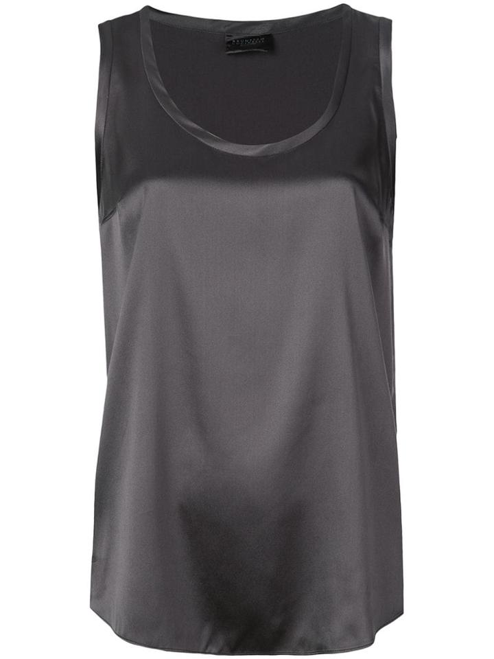 Brunello Cucinelli Striped Tank Top - Black