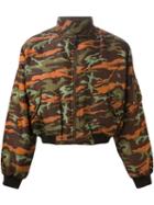 Jean Paul Gaultier Vintage Padded Bomber Jacket, Men's, Size: 48, Green