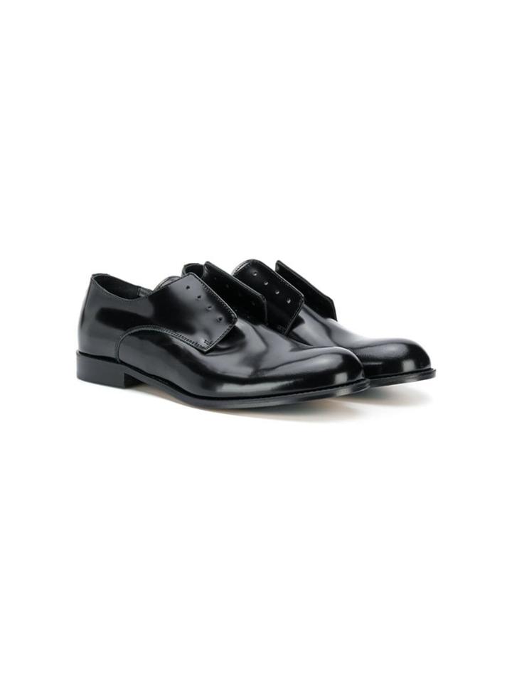 Dsquared2 Kids Teen Laceless Derby Brogues - Black