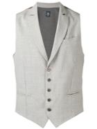 Eleventy Classic Waistcoat, Men's, Size: Small, Nude/neutrals, Wool/spandex/elastane