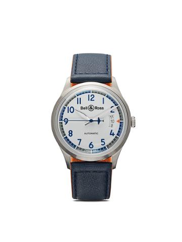 Bell & Ross Br V1-92 Racing Bird 38.5mm - Blue And White