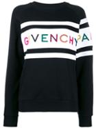 Givenchy Logo Embroidered Sweatshirt - Black