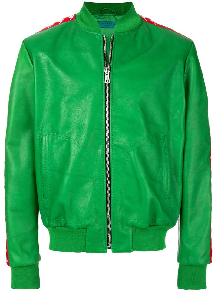 Kappa Logo Stripe Jacket - Green