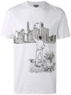 Lanvin - Printed T-shirt - Men - Cotton - L, White, Cotton