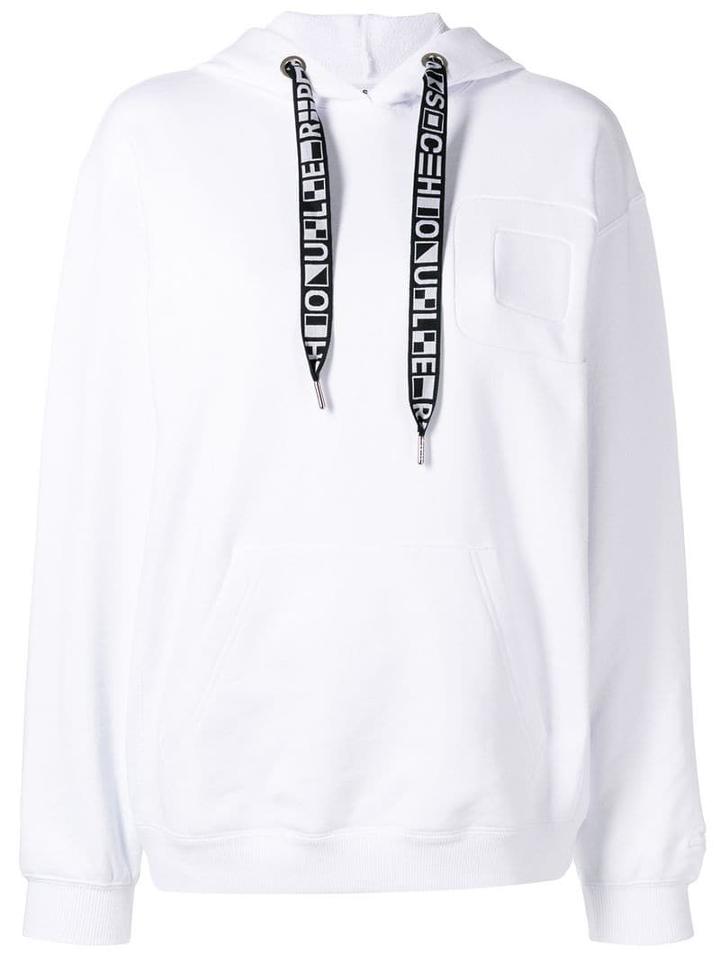 Proenza Schouler Pswl Logo Hoodie - White