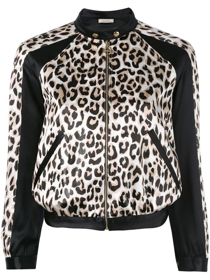Nina Ricci - Leopard Print Cropped Jacket - Women - Acetate - 36, Black, Acetate
