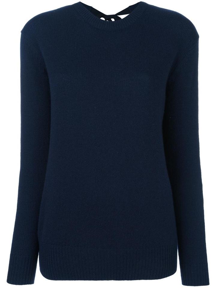 Joseph Open Back Detailing Jumper, Women's, Size: Small, Blue, Cashmere