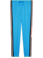 Gucci Technical Jersey Jogging Pants - Blue