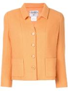 Chanel Pre-owned 1996's Long Sleeve Jacket - Orange
