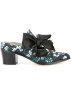 Mara & Mine Carolina Floral Loafers - Black