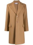 Red Valentino Red(v) Single-breasted Coat - Neutrals