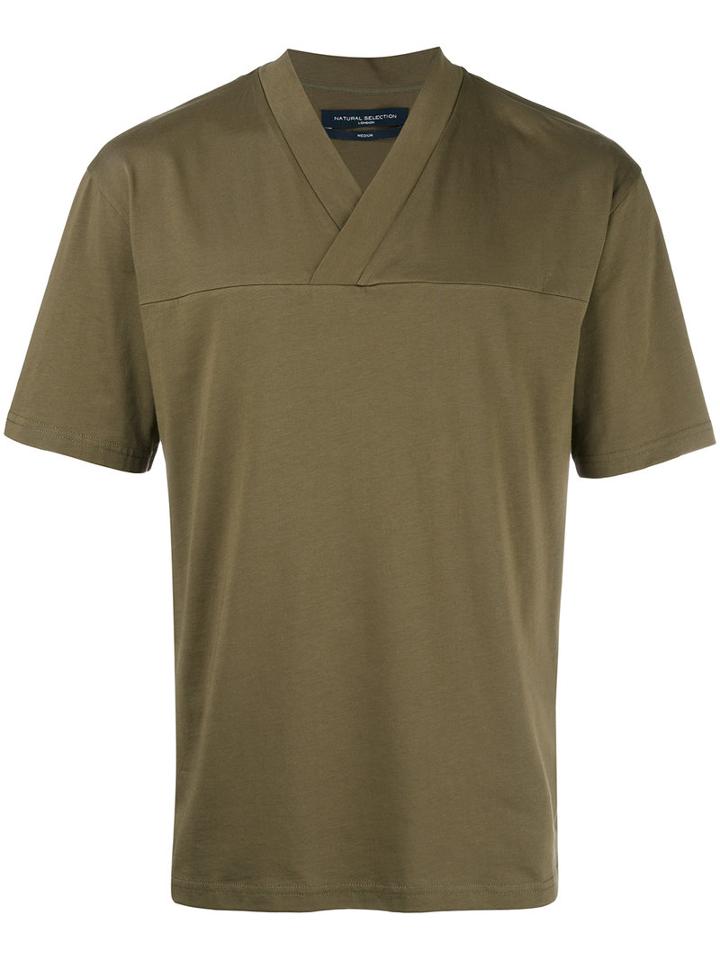 Natural Selection Veejay T-shirt, Men's, Size: Small, Green, Cotton