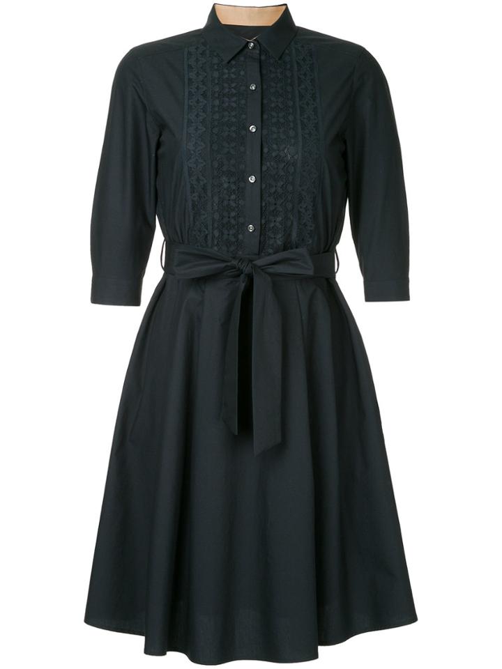 Loveless Embroidered Detail Dress - Blue