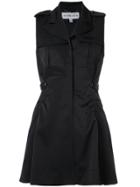 Carven Cargo Vest Dress - Black