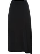 Helmut Lang Asymmetric Skirt, Women's, Size: Medium, Black, Viscose/acetate