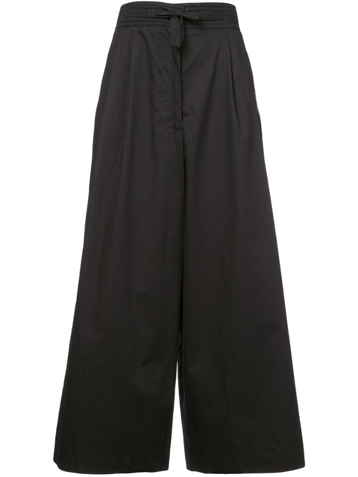 Isa Arfen Wide Leg Judo Trousers - Black