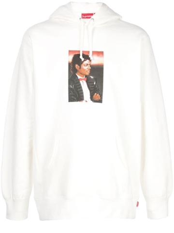 Supreme Michael Jackson Hoodie - White