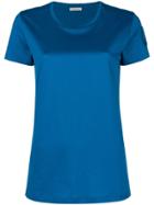 Moncler Round Neck T-shirt - Blue