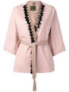 Alessandra Chamonix Tassel Embellished Jacket - Pink