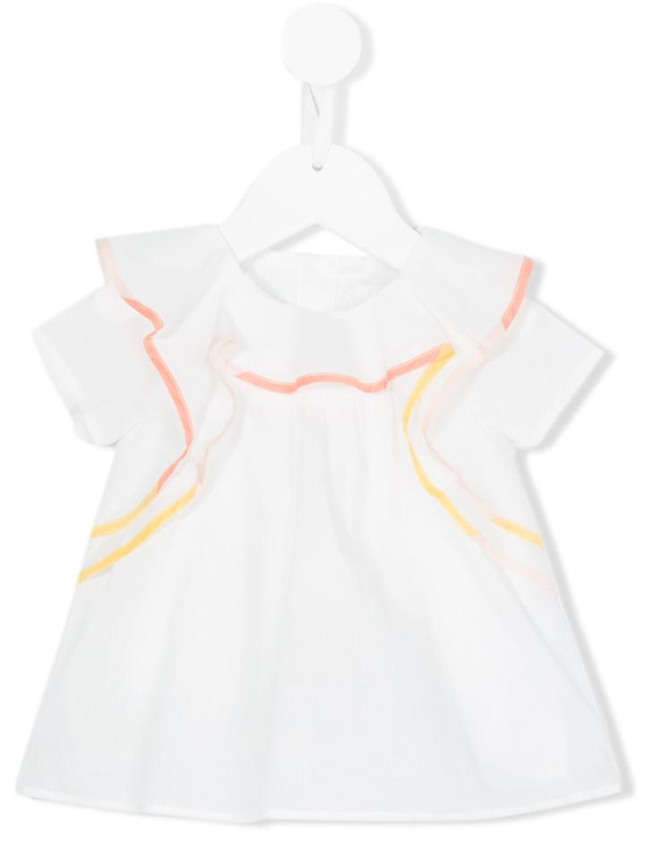 Chloé Kids Ruffled Top, Toddler Girl's, Size: 18 Mth, White