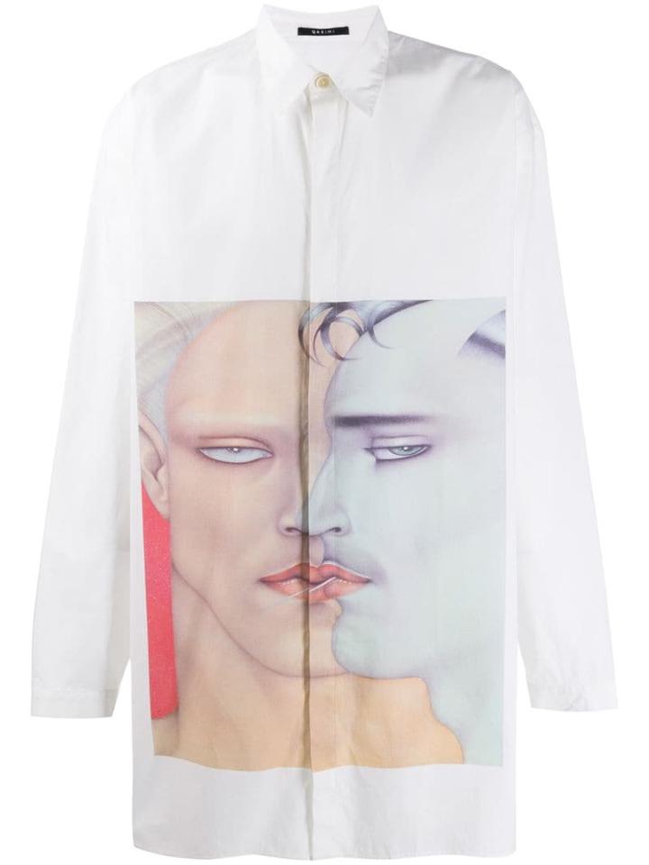 Qasimi Sabik Oversized Shirt - White