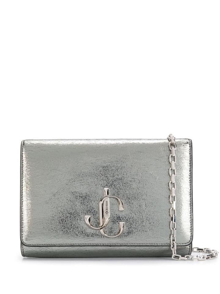 Jimmy Choo Varenne Clutch - Silver