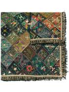 Pierre-louis Mascia Embroidered Scarf - Green