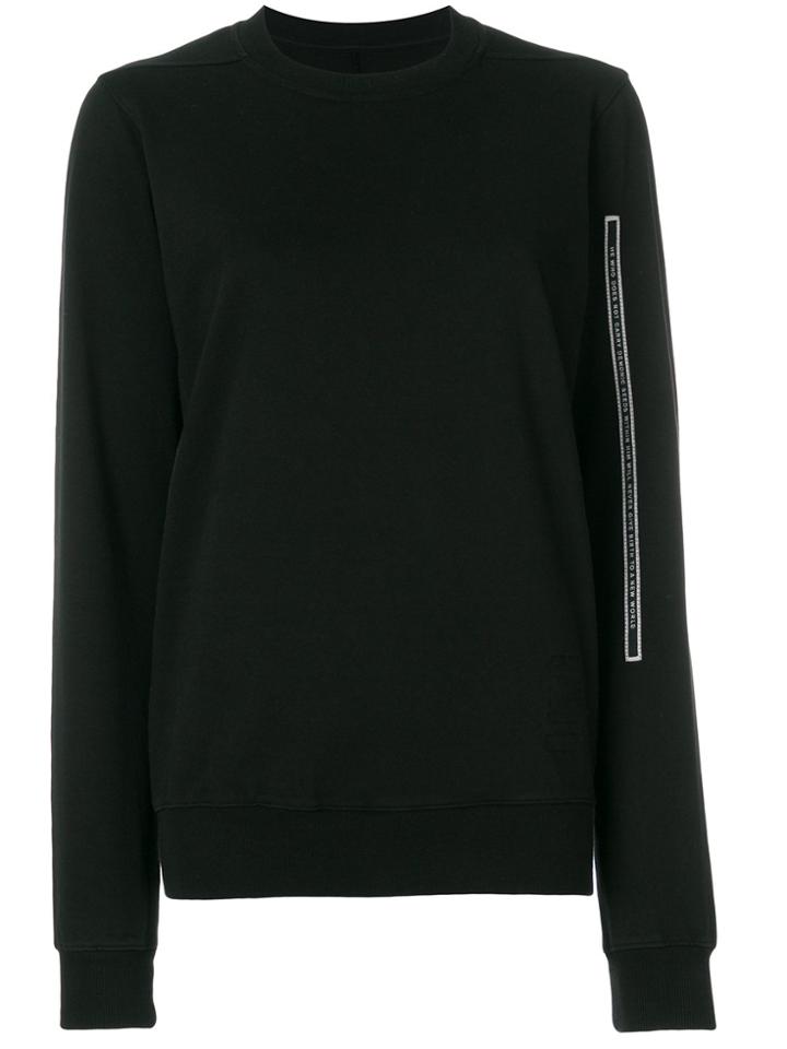 Rick Owens Drkshdw Contrast Patch Jumper - Black