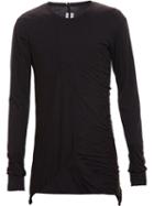 Rick Owens Patchwork T-shirt, Men's, Size: Medium, Black, Cotton