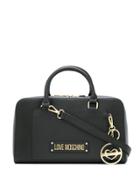 Love Moschino Logo-plaque Tote Bag - Black