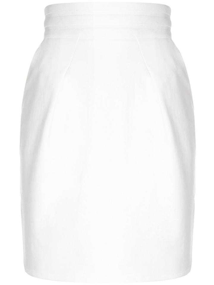 Elisabetta Franchi High Rise Skirt - White