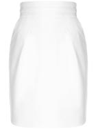 Elisabetta Franchi High Rise Skirt - White