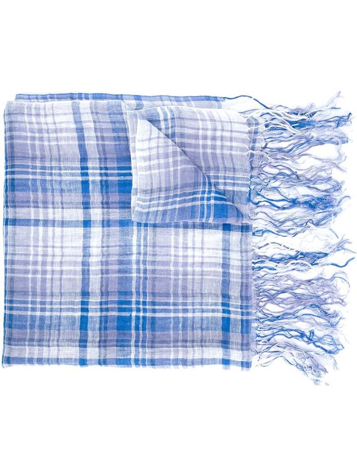 Comme Des Garçons Tricot Checked Scarf