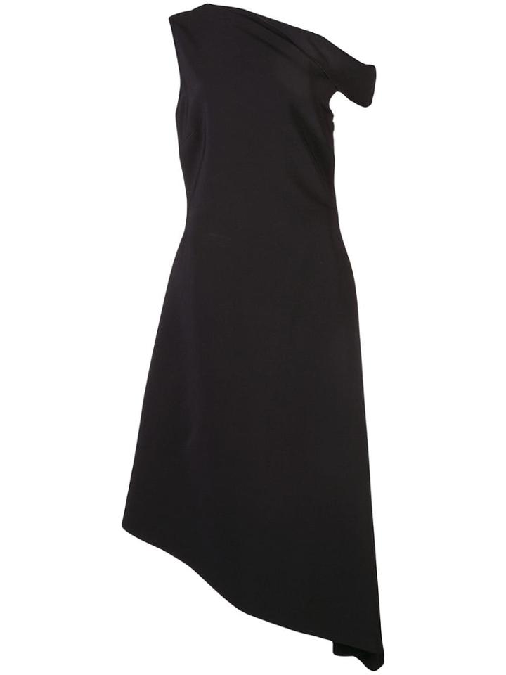 Rosetta Getty One-shoulder Dress - Black