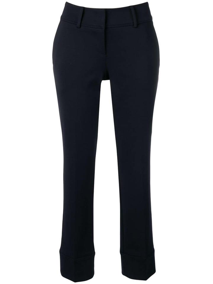 Cambio Straight-leg Trousers - Blue
