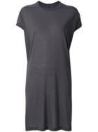 Rick Owens Jersey T-shirt Dress - Grey