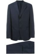 Caruso Two Piece Suit, Men's, Size: 48, Blue, Cupro/wool