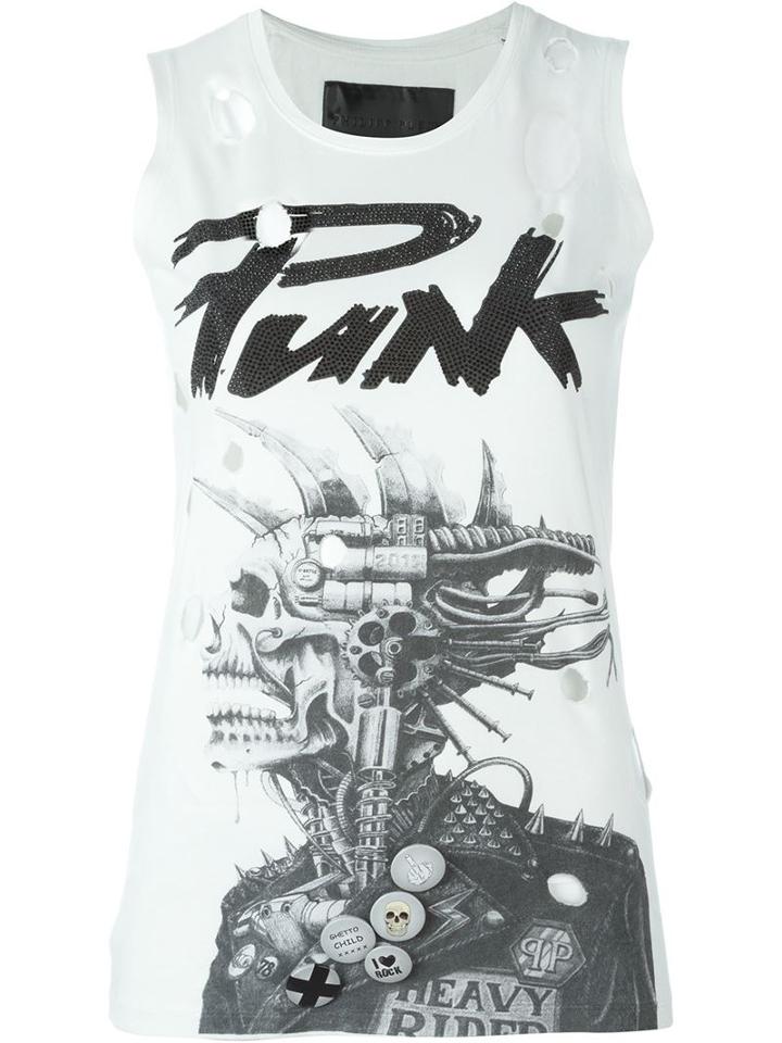 Philipp Plein 'punk' Tank Top